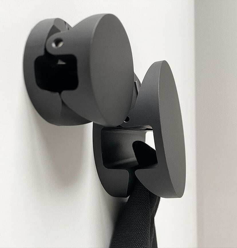 Pinch Držač Ručnika okrugli 10 cm mat zlatni