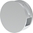 Pinch Držalo za brisače, okroglo, 10 cm, mat srebrno