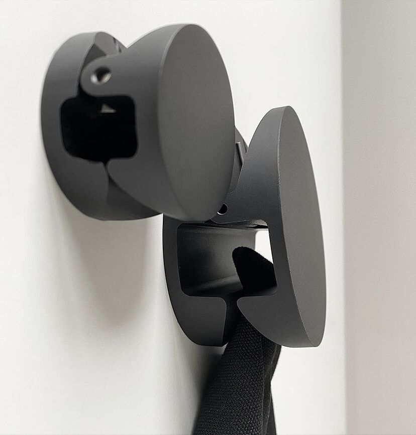 Pinch Držalo za brisače, okroglo, 5 cm, mat zlato