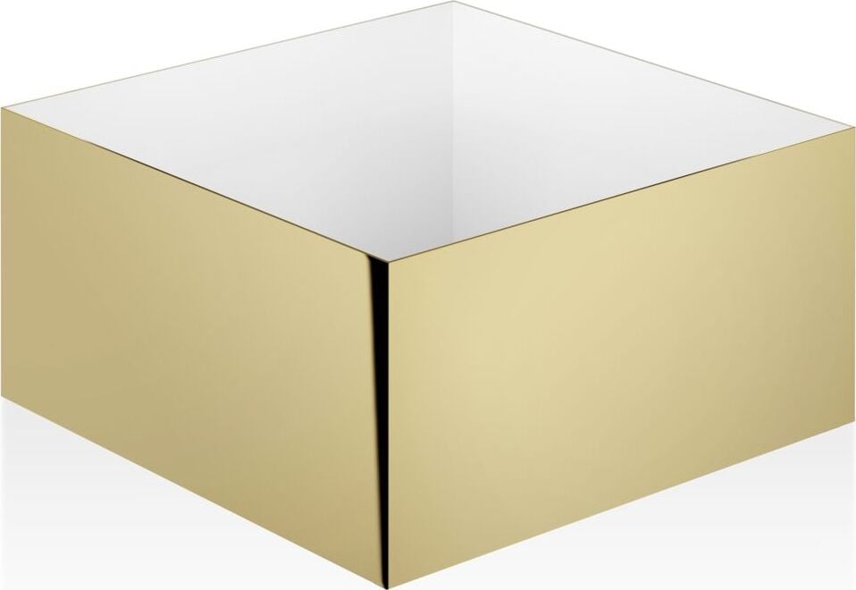 Pojemnik łazienkowy Corner 17 cm złoty