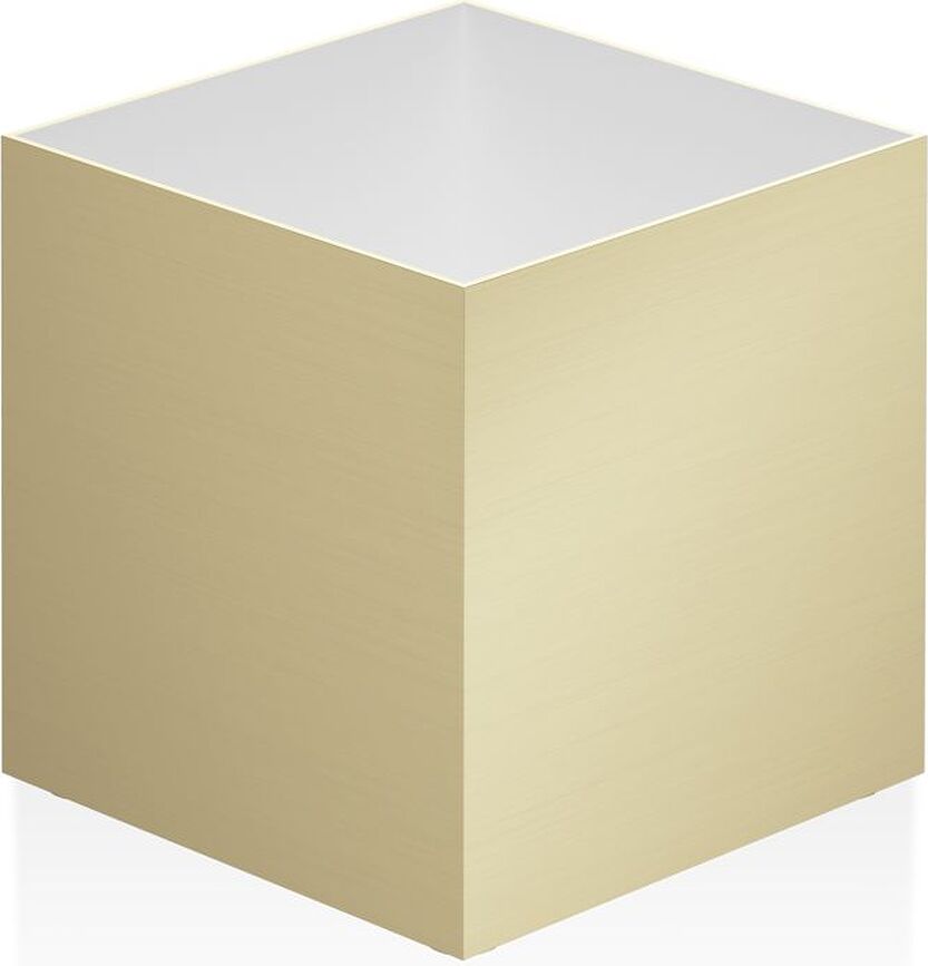 Pojemnik łazienkowy Corner 8,5 cm złoty mat