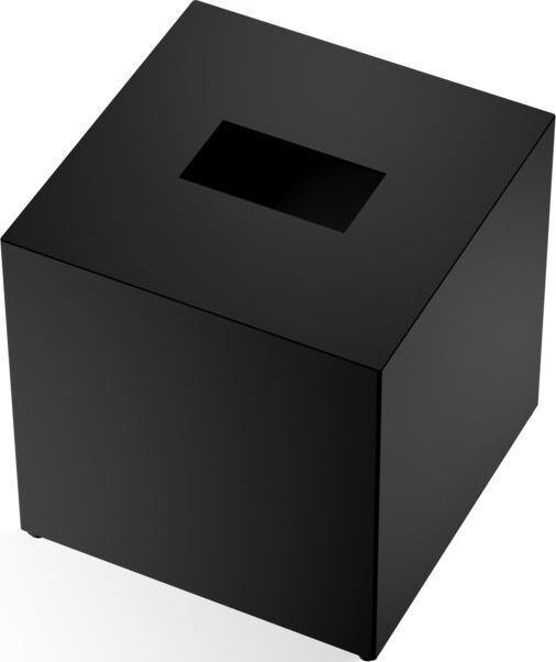Pojemnik na chusteczki Corner kwadratowy czarny mat