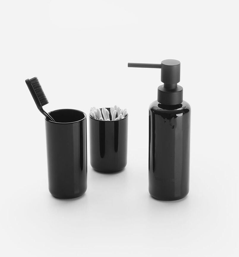 Pop Up Διανομέας Σαπουνιού, διαφανής, με ποτήρια, 3 τμχ