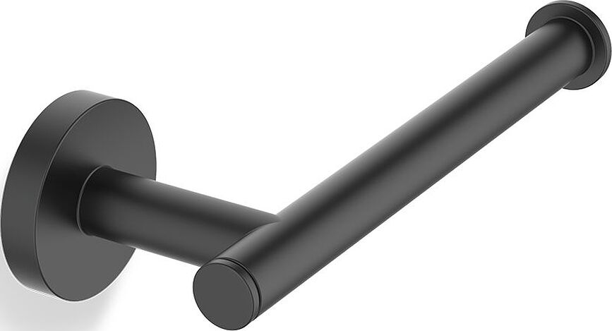 Portarrollos Basic, negro mate