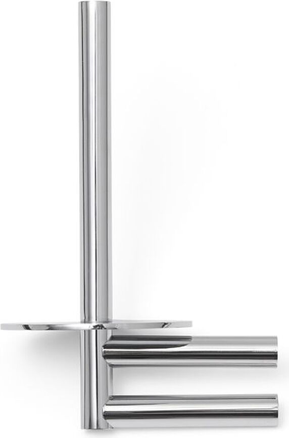 Portarrollos Mikado, de metal oscuro mate, con recubrimiento PVD