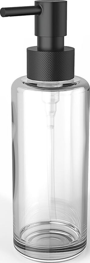 Porter Distributeur de Savon avec pompe, noir mat