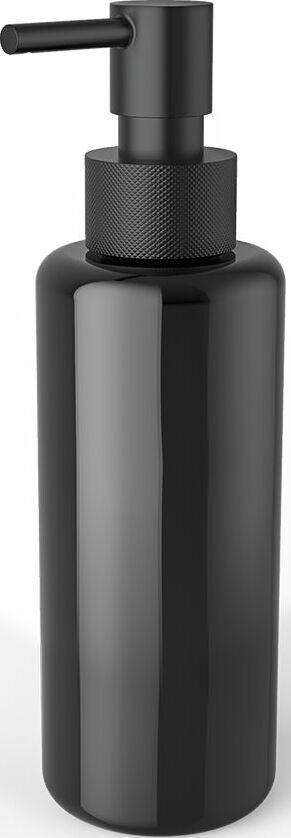 Porter Seifenspender schwarz mit Schwarz Matt-Pumpe