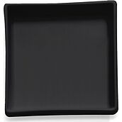 Porzellan Bathroom tray 11 cm square black