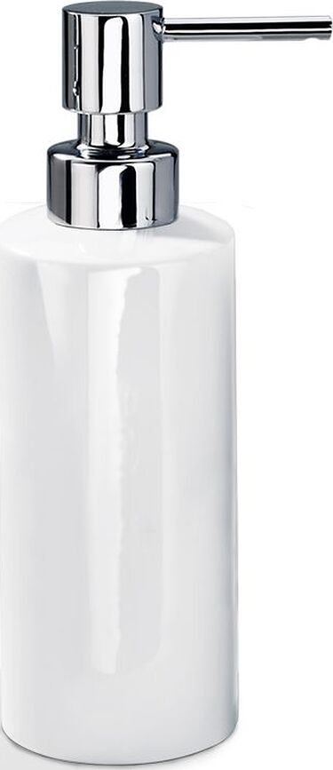Porzellan Dozator za milo, porcelan, 17,5 cm, belo-kromiran