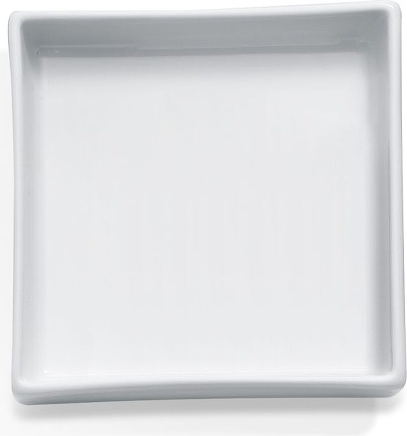 Porzellan Plateau de Salle de Bain carré, 11 cm, blanc