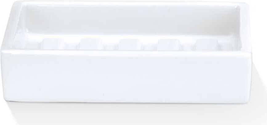 Porzellan Porte-Savon, carré, blanc