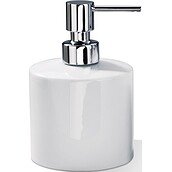 Porzellan Soap dispenser 14 cm chrome-white