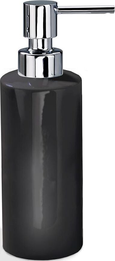 Porzellan Soap dispenser 17,5 cm chrome-black
