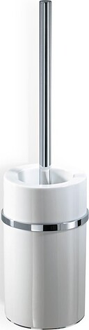 Porzellan Toilet brush white wall mounted