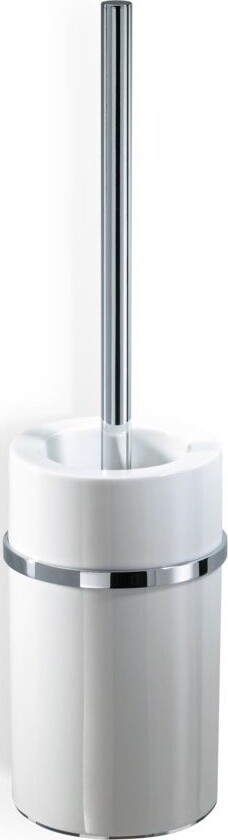 Porzellan Toilettenbürste weiß für die Wand