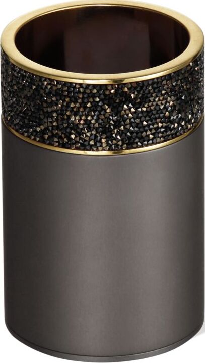 Rocks Zahnbürstenbecher dunkles Metall matte - gold
