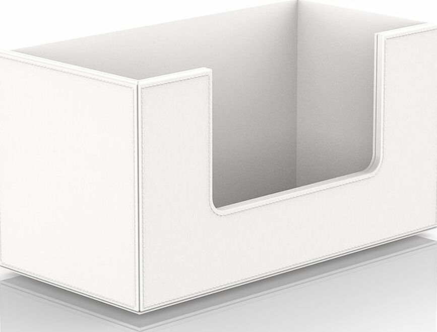 Salvešu trauks Brownie balts 13 x 26,5 cm