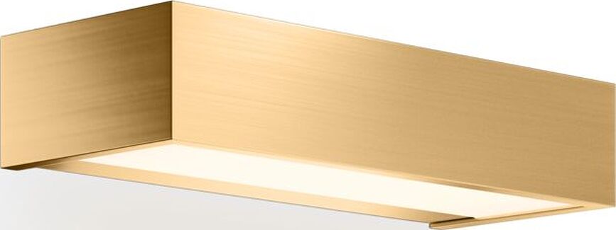 Sienas lampa Box LED 2700K matēta zelta krāsa 25 cm