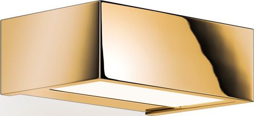 Sieninis šviestuvas Box LED 2700K aukso spalvos 15 cm