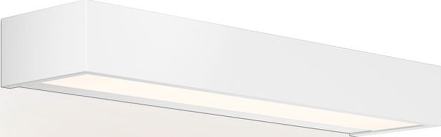 Sieninis šviestuvas Box LED matinės baltos spalvos 40 cm