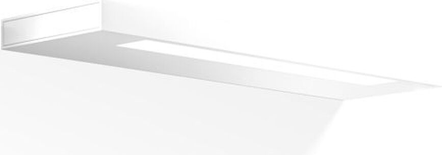 Sieninis šviestuvas Slim matinės baltos spalvos 34 cm
