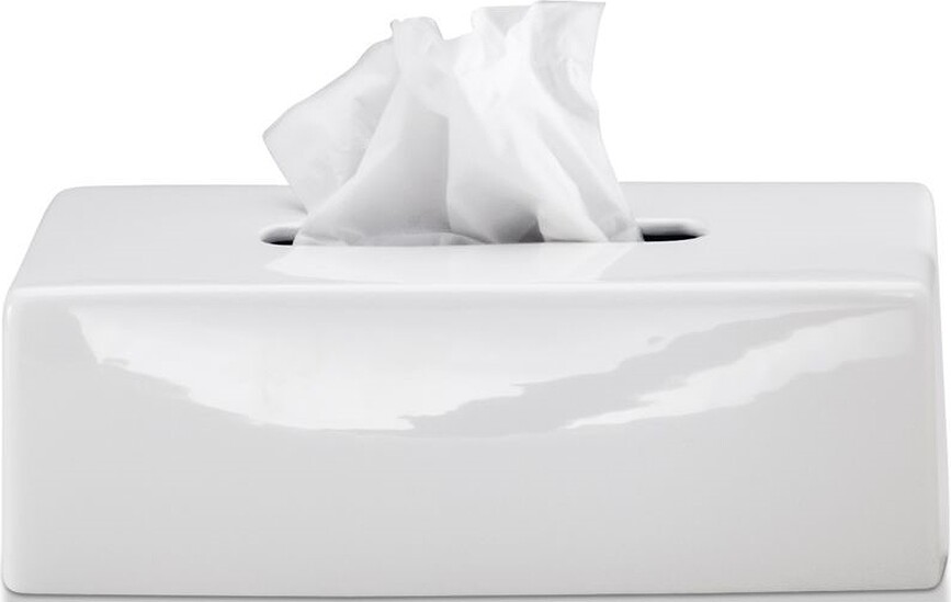 Škatla za robčke, porcelan