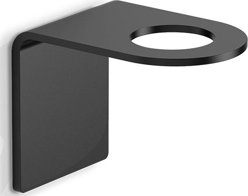 Soporte para Dispensador de Jabón Basic, negro mate, autoadhesivo