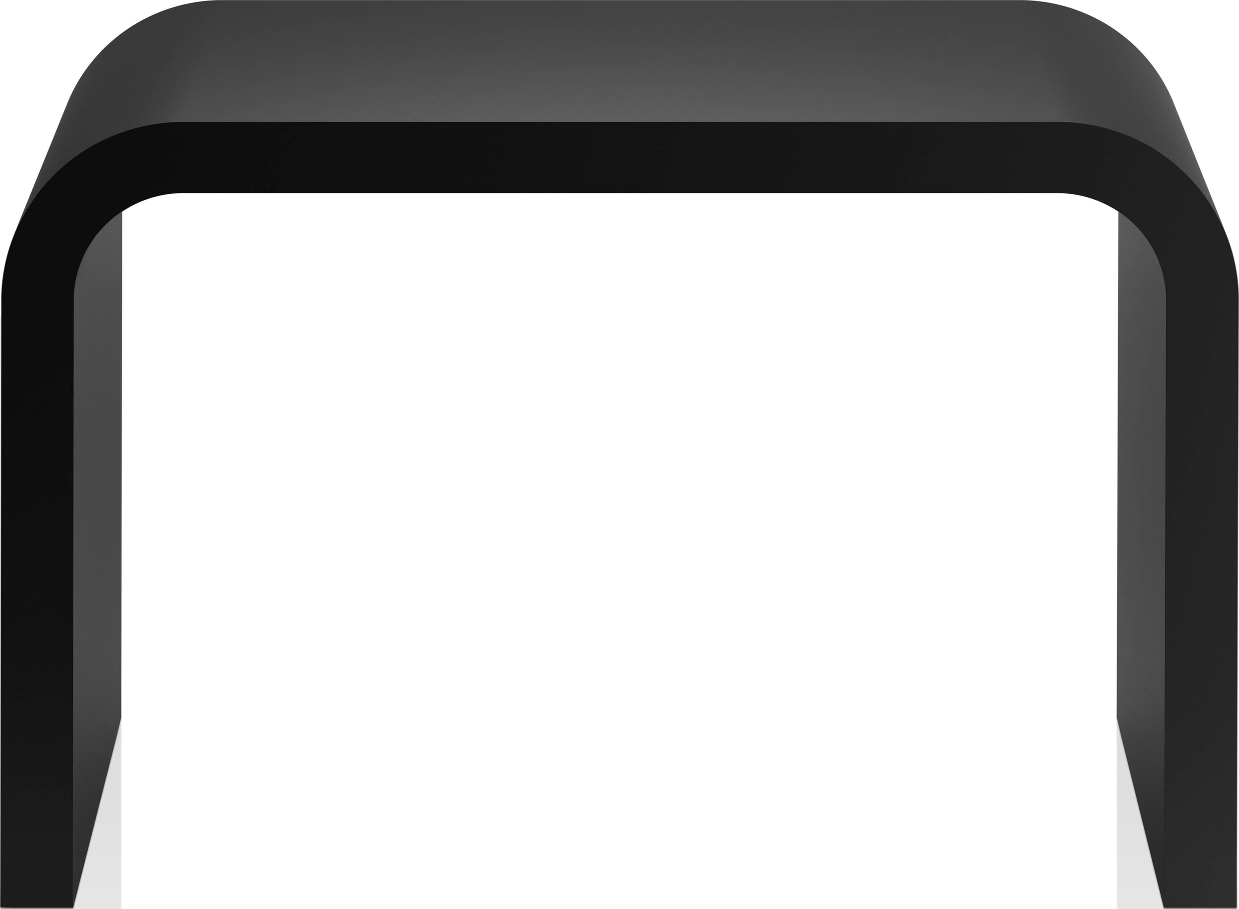 Stone Bad-Hocker 24,5 cm schwarz matt
