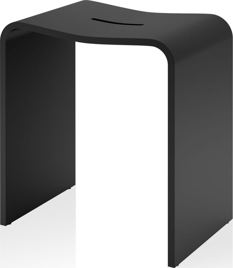 Stone Bad-Hocker 46 cm schwarz matt