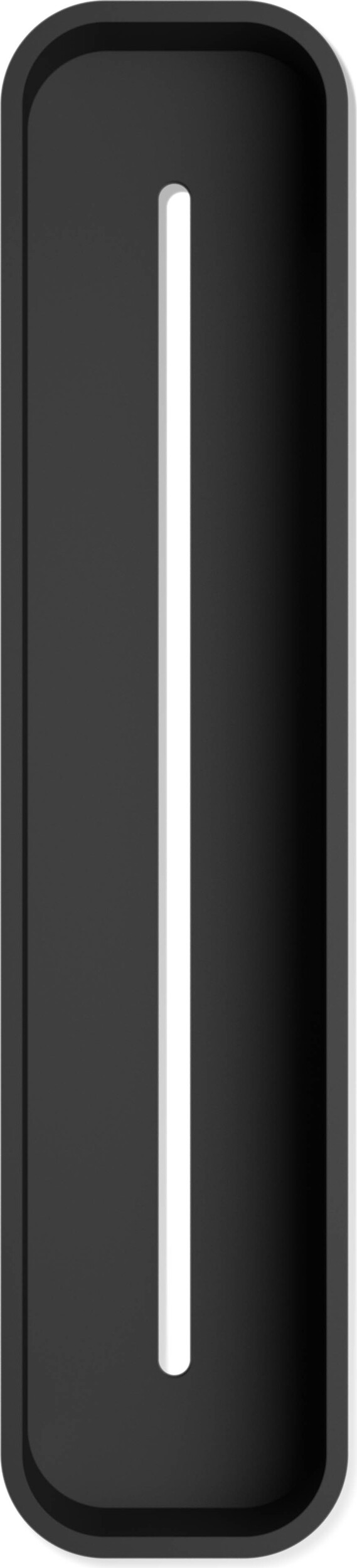 Stone Badezimmerbehälter 45 cm schwarz matt