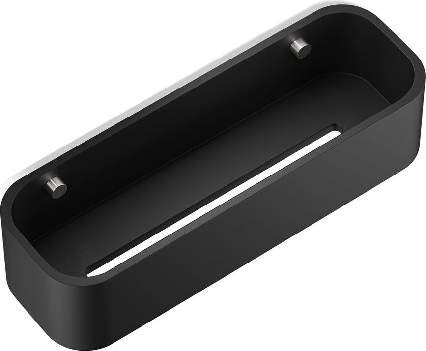 Stone Étagère de Douche 30 cm, acier noir mat