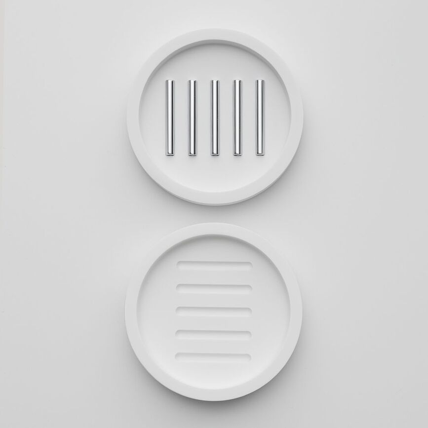 Stone Porte-savon, blanc mat