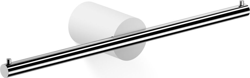 Stone Toilettenpapierhalter chrom-weiß doppelt