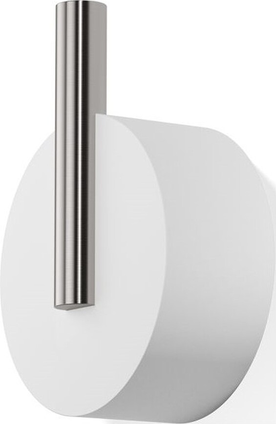 Stone Towel hook S matte white-steel