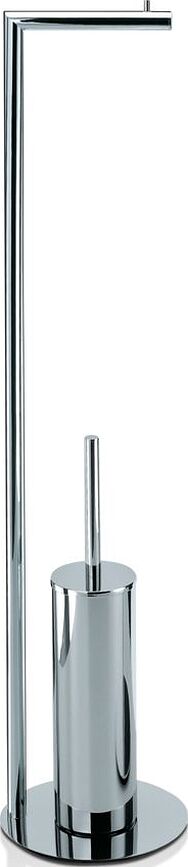 Straight Ensemble Porte-papier toilette et Brosse WC, chromé