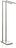 Straight Handtuchständer Nickel doppelt