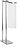 Straight Porte-Serviettes double, chromé