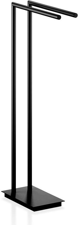Straight Porte-serviettes double, noir mat