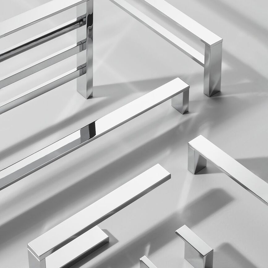 Toallero cromado Contract, 30 cm