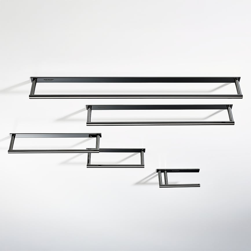 Toallero de Barra cromado Mikado Frame, 46 cm