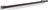 Tyč - držák na ručníky Of Line 60 cm hnědá