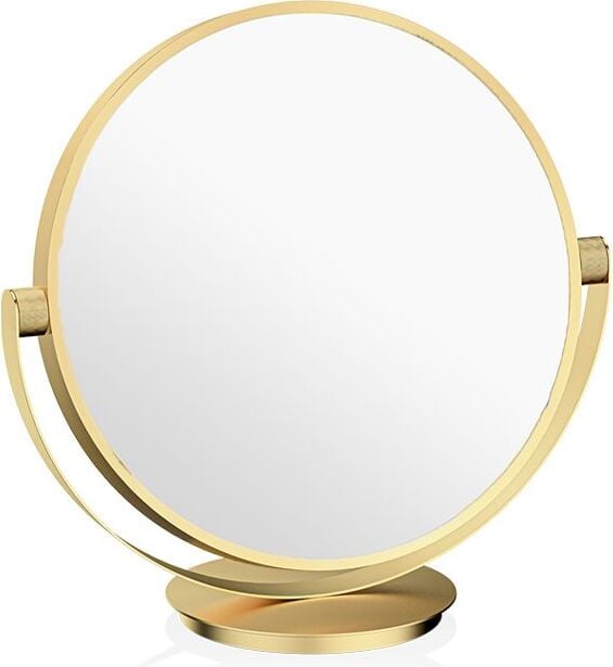 Kosmetikspiegel Vanity Spiegel Gold Matt