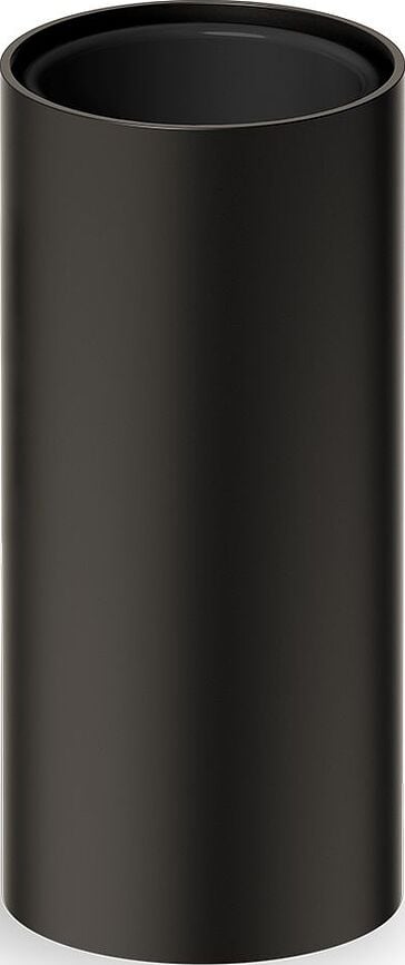 Vaso Portacepillos Bar, negro mate