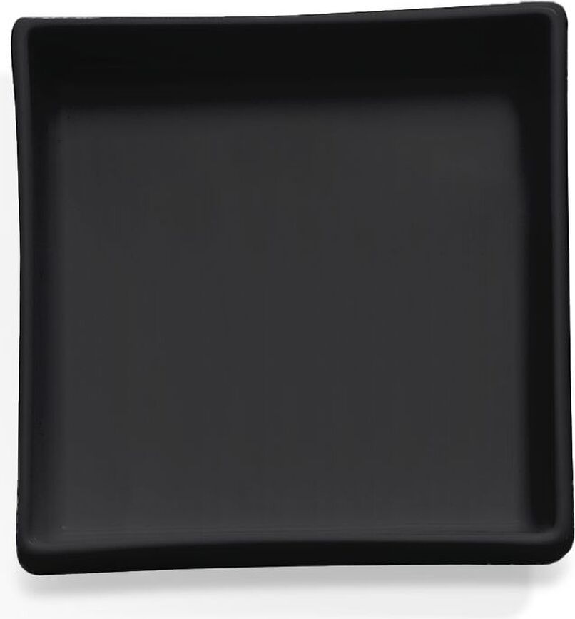 Vassoio da bagno Porzellan forma quadrata 11 cm nero