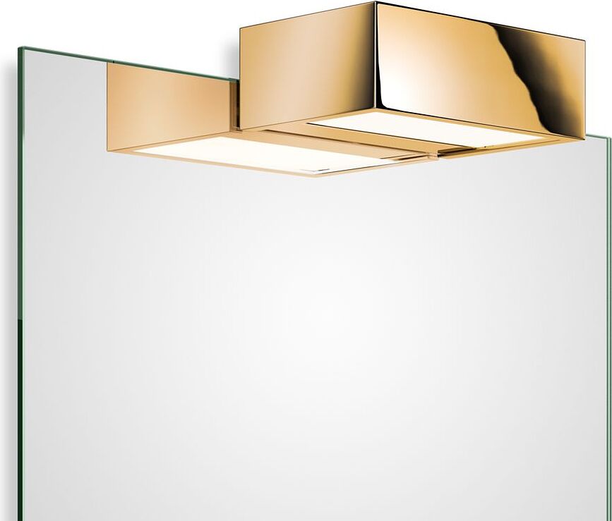 Veidrodžio šviestuvas Box Clip On LED 2700K aukso spalvos 15 cm