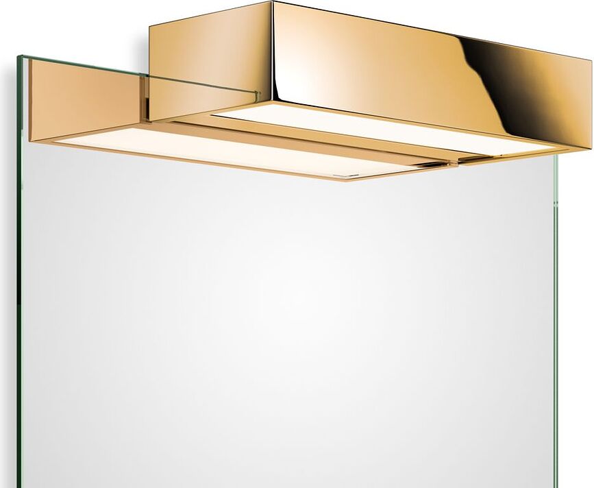 Veidrodžio šviestuvas Box Clip On LED 2700K aukso spalvos 25 cm