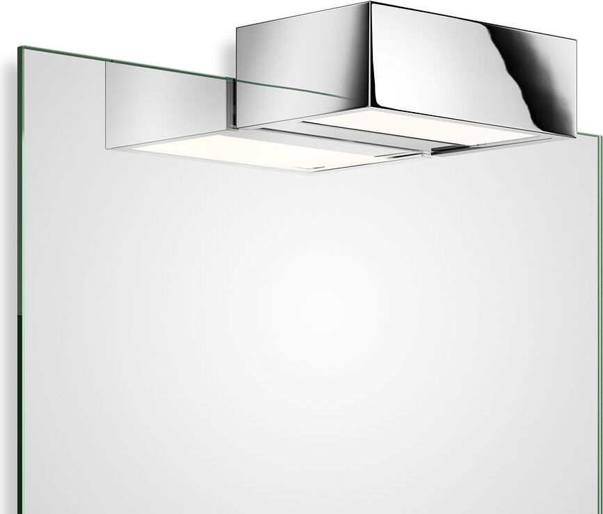 Veidrodžio šviestuvas Box Clip On LED chromo spalvos 15 cm