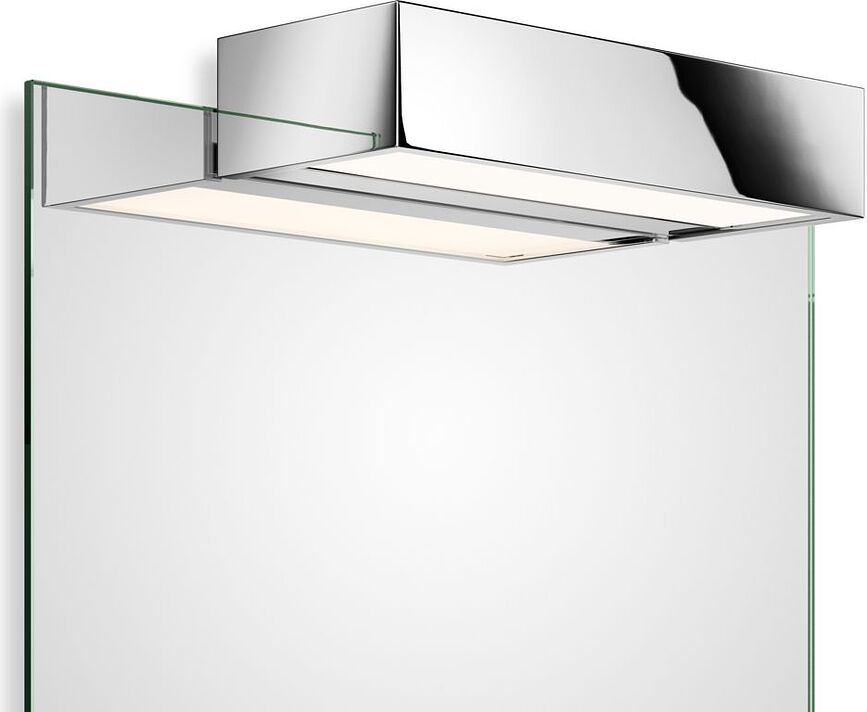 Veidrodžio šviestuvas Box Clip On LED chromo spalvos 25 cm