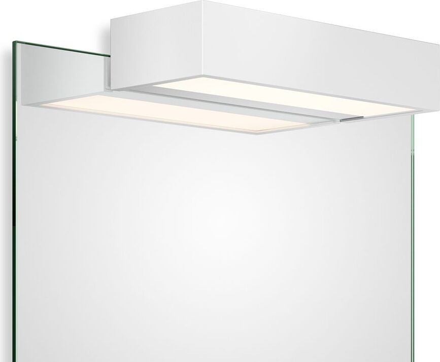 Veidrodžio šviestuvas Box Clip On LED matinės baltos spalvos 25 cm