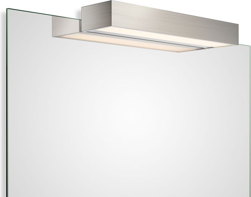 Veidrodžio šviestuvas Box Clip On LED nikelio spalvos 40 cm